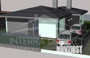 Дом 100м&sup2;, 1-этажный, участок 4 сот.  