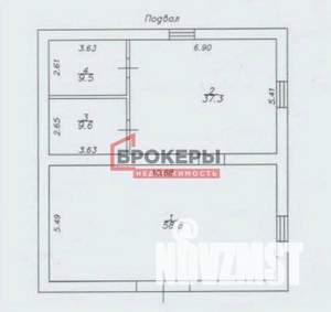 Дом 371м², 2-этажный, участок 8 сот.  