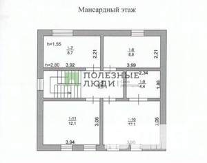 Дом 135м², 2-этажный, участок 8 сот.  