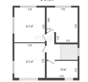 Дом 130м², 2-этажный, участок 10 сот.  