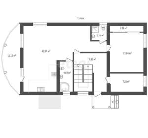 Дом 330м², 3-этажный, участок 6 сот.  