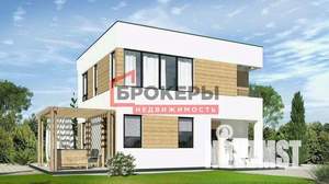 Дом 126м&sup2;, 2-этажный, участок 4 сот.  