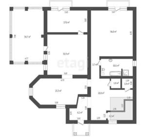 Дом 375м², 2-этажный, участок 8 сот.  