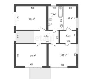 Дом 152м², 2-этажный, участок 9 сот.  