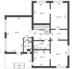 Дом 245м², 2-этажный, участок 12 сот.  