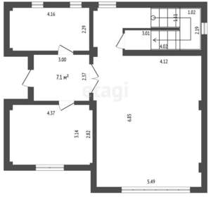 Дом 260м², 3-этажный, участок 4 сот.  