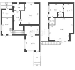 Дом 250м², 3-этажный, участок 4 сот.  