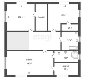 Дом 230м², 2-этажный, участок 6 сот.  