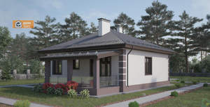 Дом 115м², 1-этажный, участок 5 сот.  