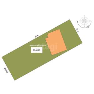 Дом 561м², 3-этажный, участок 12 сот.  