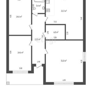 Дом 120м², 1-этажный, участок 4 сот.  