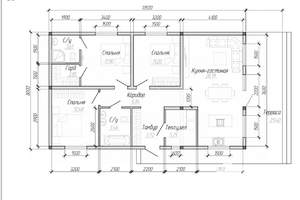 Дом 120м&sup2;, 1-этажный, участок 4 сот.  