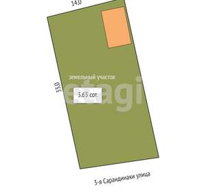 Дом 180м², 2-этажный, участок 4 сот.  