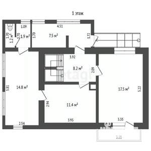 Дом 155м², 2-этажный, участок 5 сот.  