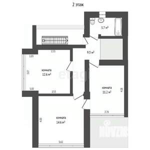 Дача 179м², 2-этажный, участок 3 сот.  