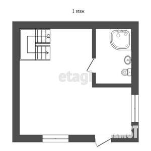 Таунхаус 61м², 2-этажный, участок 1 сот.  