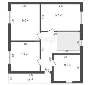Дом 128м², 2-этажный, участок 5 сот.  