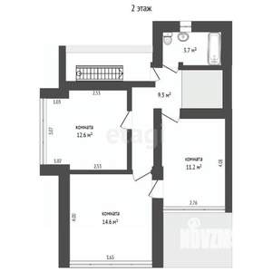 Дом 179м², 2-этажный, участок 3 сот.  