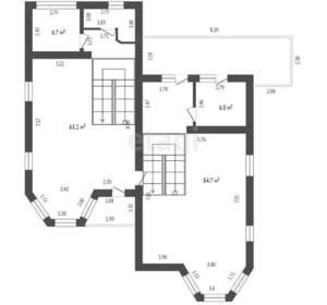 Дом 500м², 3-этажный, участок 5 сот.  