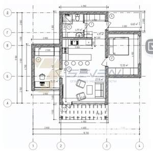 Дом 74м&sup2;, 1-этажный, участок 4 сот.  