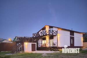 Коттедж 203м², 2-этажный, участок 14 сот.  