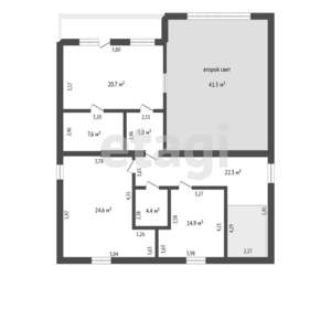 Дом 256м², 3-этажный, участок 10 сот.  