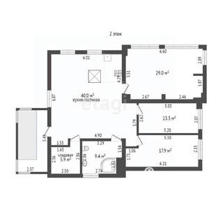 Дом 292м², 3-этажный, участок 9 сот.  