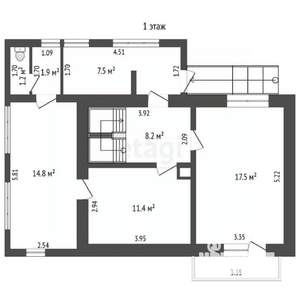 Дом 155м², 2-этажный, участок 5 сот.  
