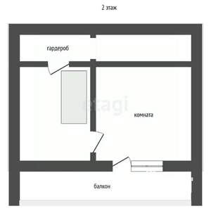 Дом 48м², 2-этажный, участок 4 сот.  