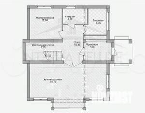 Дом 200м&sup2;, 2-этажный, участок 5 сот.  