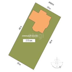 Дом 315м², 3-этажный, участок 8 сот.  