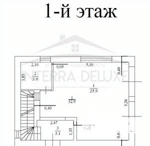 Дом 100м², 2-этажный, участок 4 сот.  