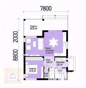 Дом 126м², 2-этажный, участок 5 сот.  