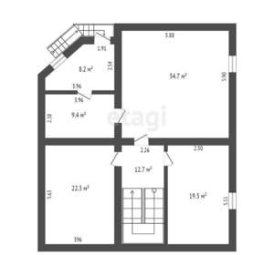 Дом 298м², 2-этажный, участок 10 сот.  
