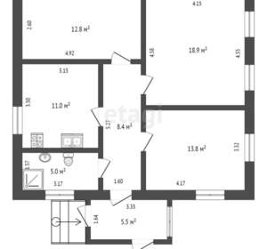 Дом 75м², 1-этажный, участок 15 сот.  