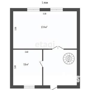 Дом 70м², 2-этажный, участок 5 сот.  