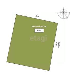 Дом 180м², 2-этажный, участок 4 сот.  