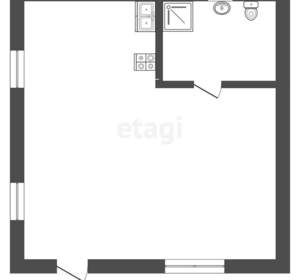 Дом 20м², 2-этажный, участок 4 сот.  