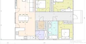 Дом 100м&sup2;, 1-этажный, участок 4 сот.  