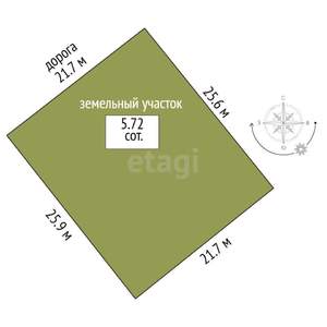 Дом 140м², 2-этажный, участок 6 сот.  