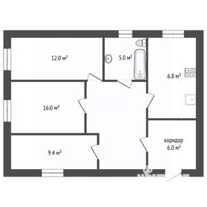 Дача 81м², 1-этажный, участок 5 сот.  