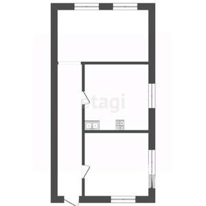 Дом 36м², 1-этажный, участок 6 сот.  