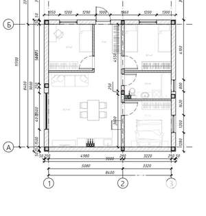 Дом 71м², 1-этажный, участок 5 сот.  