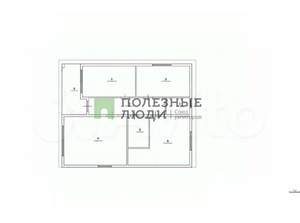 Дом 100м², 1-этажный, участок 4 сот.  