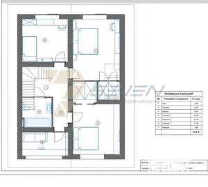 Дом 164м&sup2;, 2-этажный, участок 5 сот.  