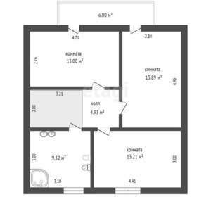 Дом 205м², 3-этажный, участок 9 сот.  