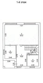 Дом 130м², 2-этажный, участок 4 сот.  