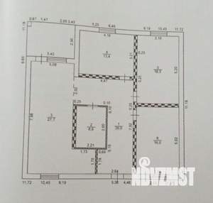 Дом 115м², 1-этажный, участок 5 сот.  
