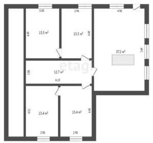 Дом 271м², 2-этажный, участок 14 сот.  