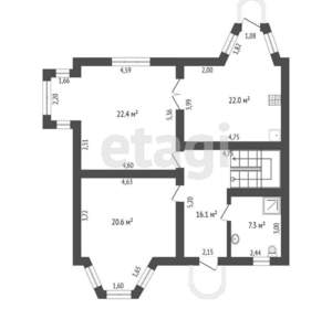 Дом 176м², 2-этажный, участок 10 сот.  